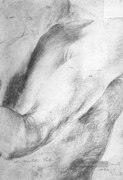renaissance Ölbilder verkaufen - Unterarms Studie Renaissance Matthias Grunewald